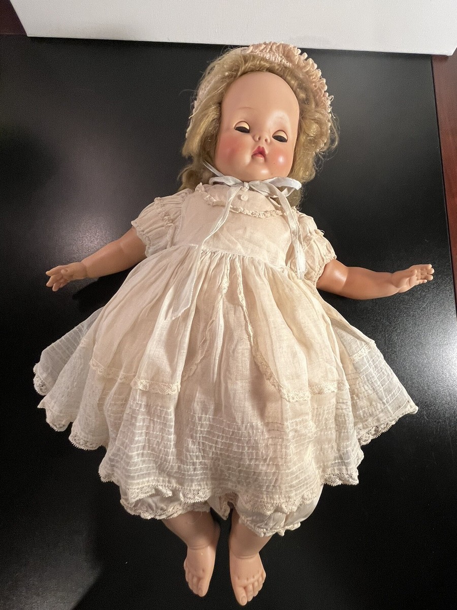 Vintage 1953 Madame Alexander Rosebud Crier Baby Doll 18 Vintage 1953 Madame Alexander Rosebud Crier Baby Doll 18