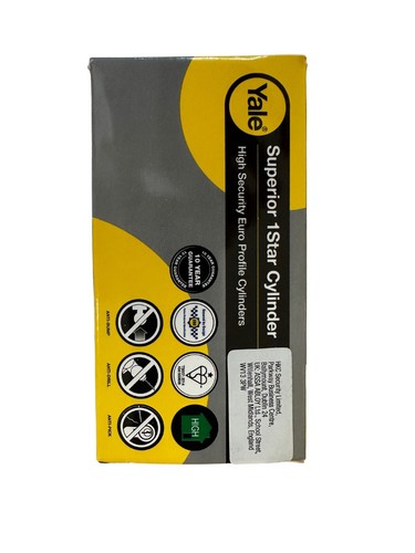 Yale Superior 1* Euro Cylinder 45-45 PB (4545BKDHS-YL1B) - Picture 5 of 7