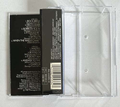 Def Leppard - On Through The Night - Cassette Tape Paper Label Ex / M Condition - Picture 5 of 7