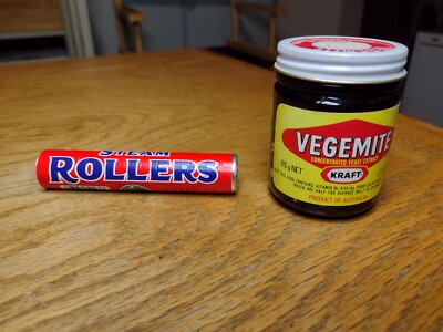 Vintage Vegemite and Steam Rollers 1986 Unopened