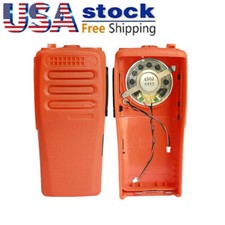 Orange New Repair Front Housing Cover Case for CP200D Radio With Speaker
