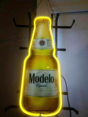 17'' Modelo Especial 1925 Bottle Neon Sign Lamp Light Visual Bar Beer Decor L1504
