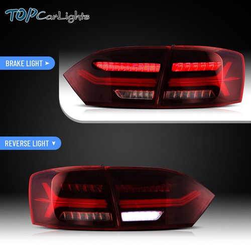 VLAND LED Headlights & Tail Lights For Volkswagen VW Jetta 2011-2014 Combination - Picture 15 of 22