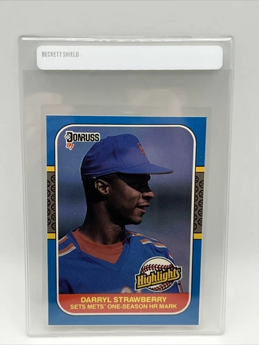 1987 Donruss Highlights Darryl Strawberry Baseball Card #42 Mint FREE SHIPPING