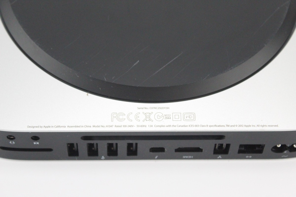 APPLE MAC MINI LATE 2012 A1347 CORE I7 3rd Gen 2.3GHZ 8GB APPLE MAC MINI LATE 2012 A1347 CORE I7 3rd Gen 2.3GHZ 8GB