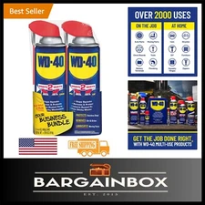 All-in-One Multi-Use Product: 14.4 OZ Spray for Cleaning & Lubrication [2-Pack]