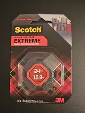 3M Scotch Extreme Double Sided Mounting Tape 1" X 48" Holds up to 24lbs