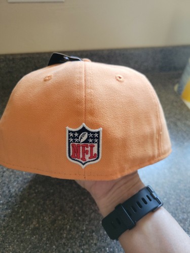 NUEVO CON ETIQUETAS-TAMPA BAY BUCCANEERS-NEW ERA 59FIFTY Talla 6 3/8 Gorra/Sombrero-Juventud-Naranja y Rojo - Imagen 3 de 11