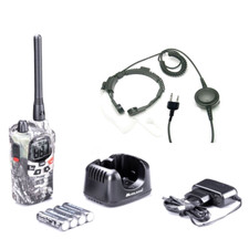 Talkie Midland G9 camuflaje + ayuda para el habla con ancho Ptt 30K paintball