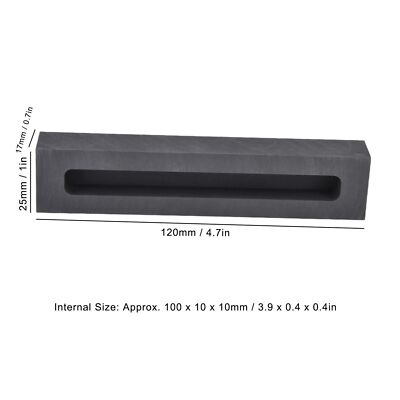 Bar Slot Graphite Ingot Mold Gold Silver Copper Aluminum Melting Casting Mould