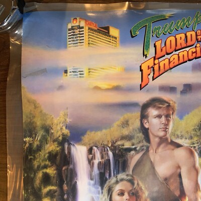 Donald Trump Birthday Trump Castle Poster 1994 Original Laminated