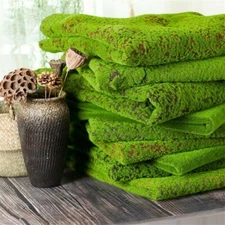 50 x 50cm Faux Grass Landscape Turf Mat DIY Moss Green Scenery Layout Lawn