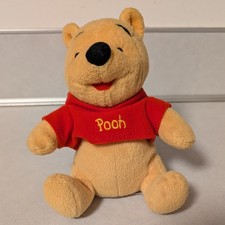 Disney WINNIE The Pooh Vtg Arcotoys Mattel Bean Bag Stuffed Animal 6"