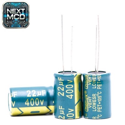 22uF 400V 1-10 Stück Elko Radial low ESR 2000h 13X21