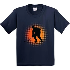 Inktastic Play Hockey Sports Youth T-Shirt Ice Silhouette Player Team Tee Kids