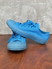 Converse Chuck Taylor All Star Low Blue Mono Canvas Mens 5 Womens 7