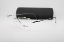 NUEVAS GAFAS SILHOUETTE 5502 BS 6560 GRIS GUNMETAL AUTÉNTICAS 55-21