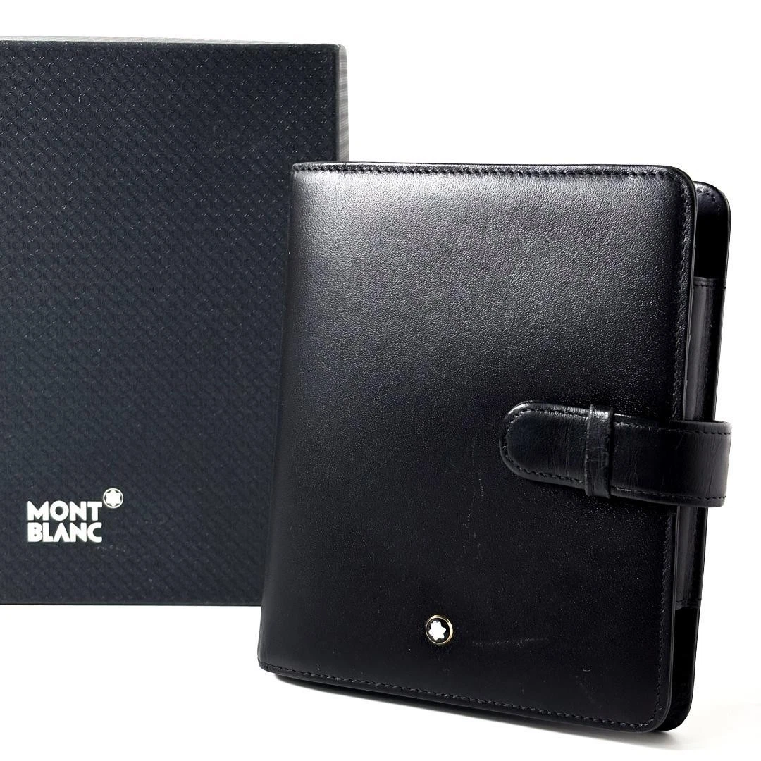 MONT BLANC オーガナイザー ブラック レザー montblanc organizer products for sale | eBay