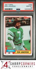 1981 TOPPS #280 RON JAWORSKI EAGLES PSA 10