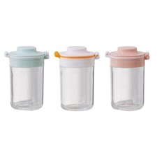 Portable Baby Formula Dispenser Double Lid Design 80ml Capacity Leaproof Box