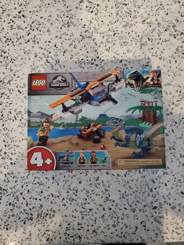 LEGO Jurassic World 75942 Velociraptor Biplane Rescue Mission New ...