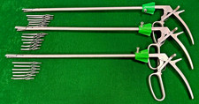 3set Laparoscopic Bulldog 10mmx330mm with Clamps Reusable Instruments