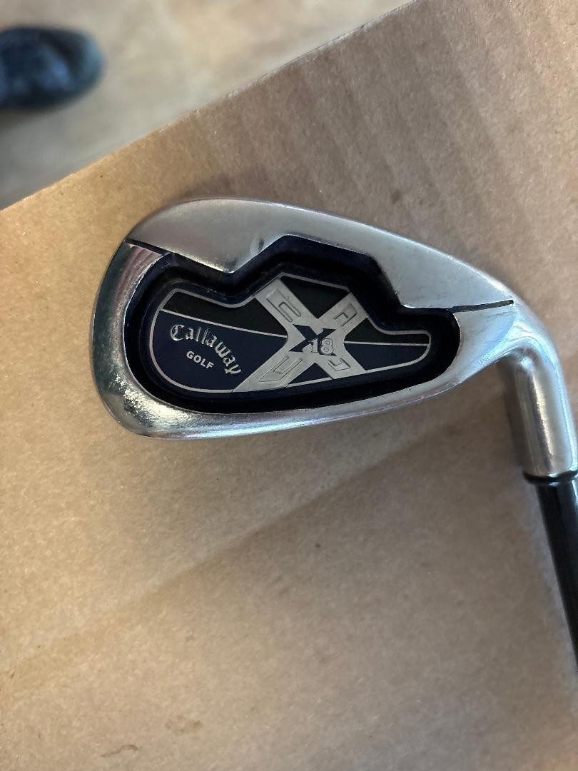 9 Piece CALLAWAY X18 Iron Set 3-9 S/P Graphite CW75 Regular 