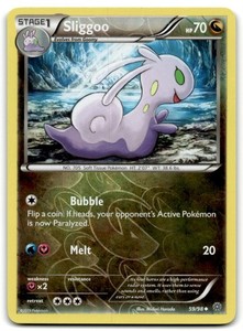 2015 XY - Ancient Origins Pokemon TCG Card #59 Sliggoo Reverse Holo