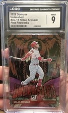 Panini - 2022 Donruss #UL-11 Nolan Arenado Pink Fireworks Cardinals CGC 9