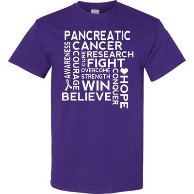 Inktastic Pancreatic Cancer Awareness Month T-Shirt Support Walk Event Research