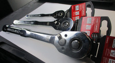 Craftsman 3pc 14 38 12 90 Tooth Low Profile Quick Release Ratchet Set New