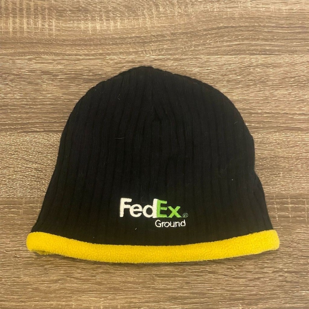 FedEx Pittsburgh Pirates Reversible Black Yellow Knit Beanie