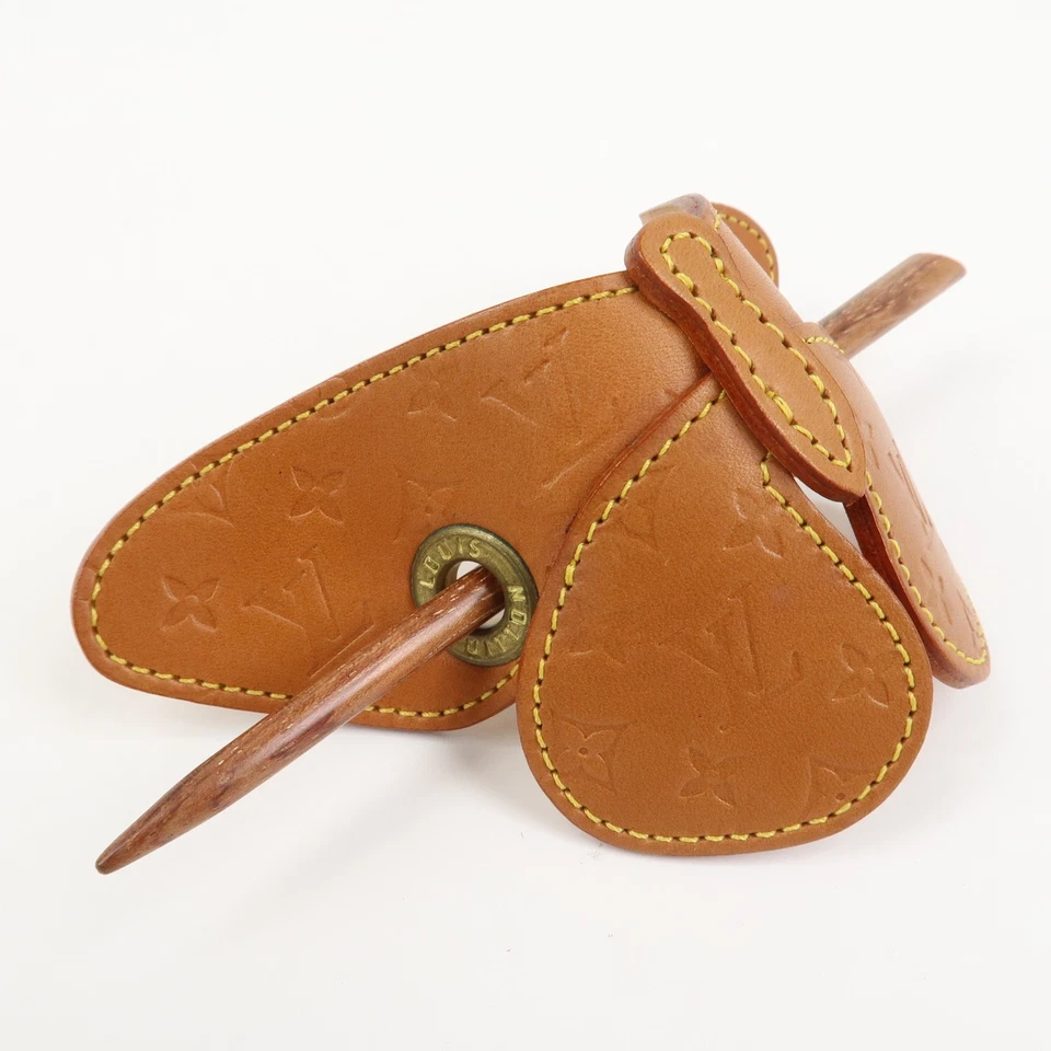 Louis Vuitton Conte de F?es Butterfly Barrette Hairpin Brown M92265 Used F/S - Image 3 of 4