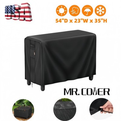 Keter Unity XL Cover 52'' Heavy Duty Waterproof Grill Cart Cover 600D,Black