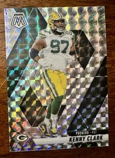 2025 Panini Mosaic Football Silver Mosaic Prizm - Kenny Clark Green Bay Packers