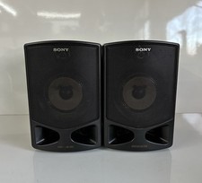 Vintage Pair Of Sony CFD-515 Mega Bass Boombox Speakers Black