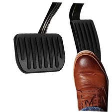 Foot Pedal Pads Set Fit for Model 3 Model Y 2016-2025, Auto Aluminum Black