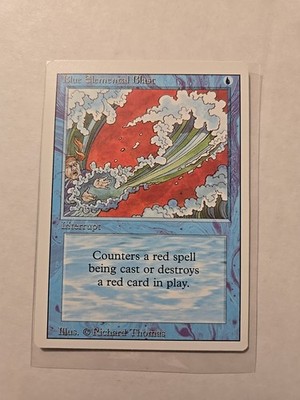 Blue Elemental Blast - 49 - Revised Edition - LP - Instant - C