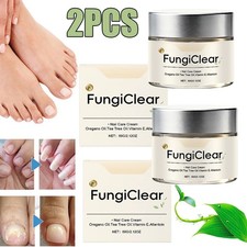 2X New FungiClear Phrena Nail Care Cream With Tea Tree Oil,Oregano Oil,Vitamin E