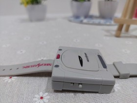 Sega Saturn Console Watch Wristwatch Sakura Wars 2 Disc T-Arts Japan Grey Model