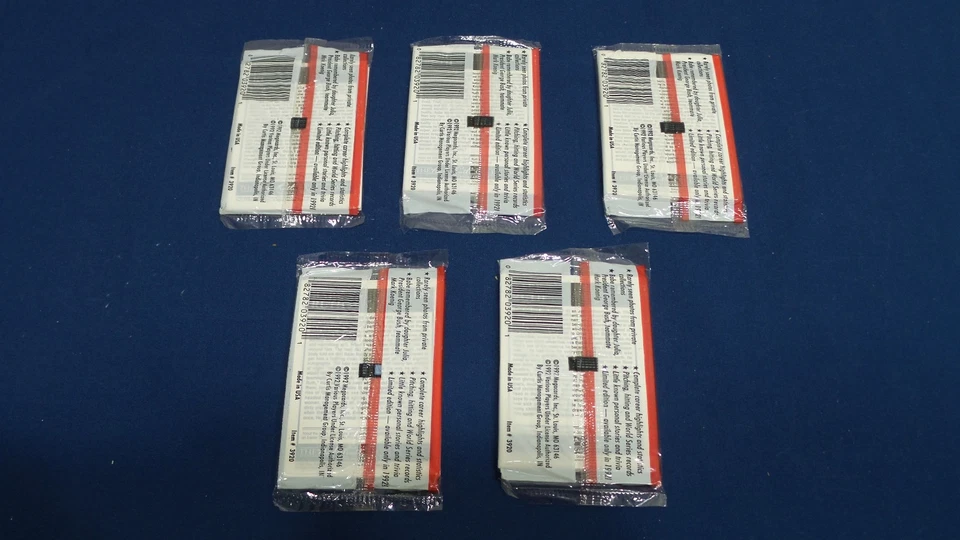 1992 Megacards “The Babe Ruth Collection” Sealed 10cards/pk, 5 pks - Image 3 of 3