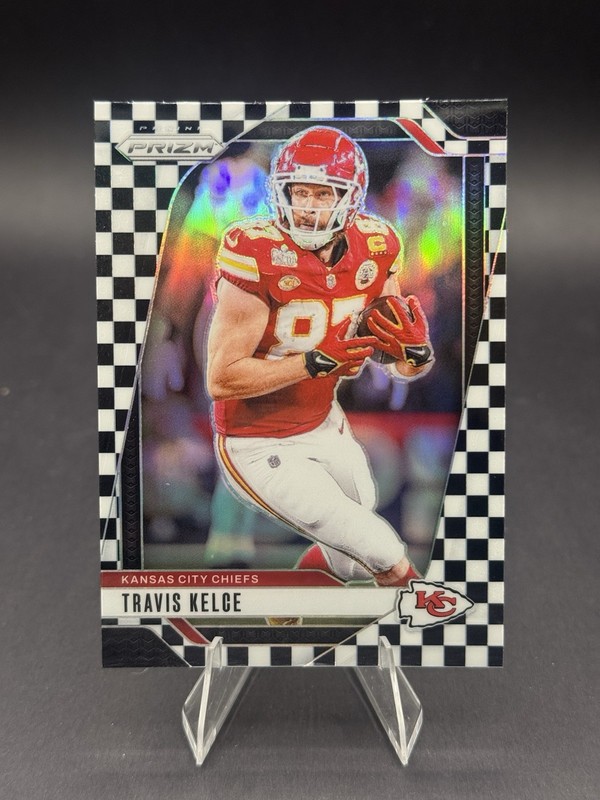 2024 Panini Prizm Travis Kelce #140 Checkerboard Prizm SSP Chiefs