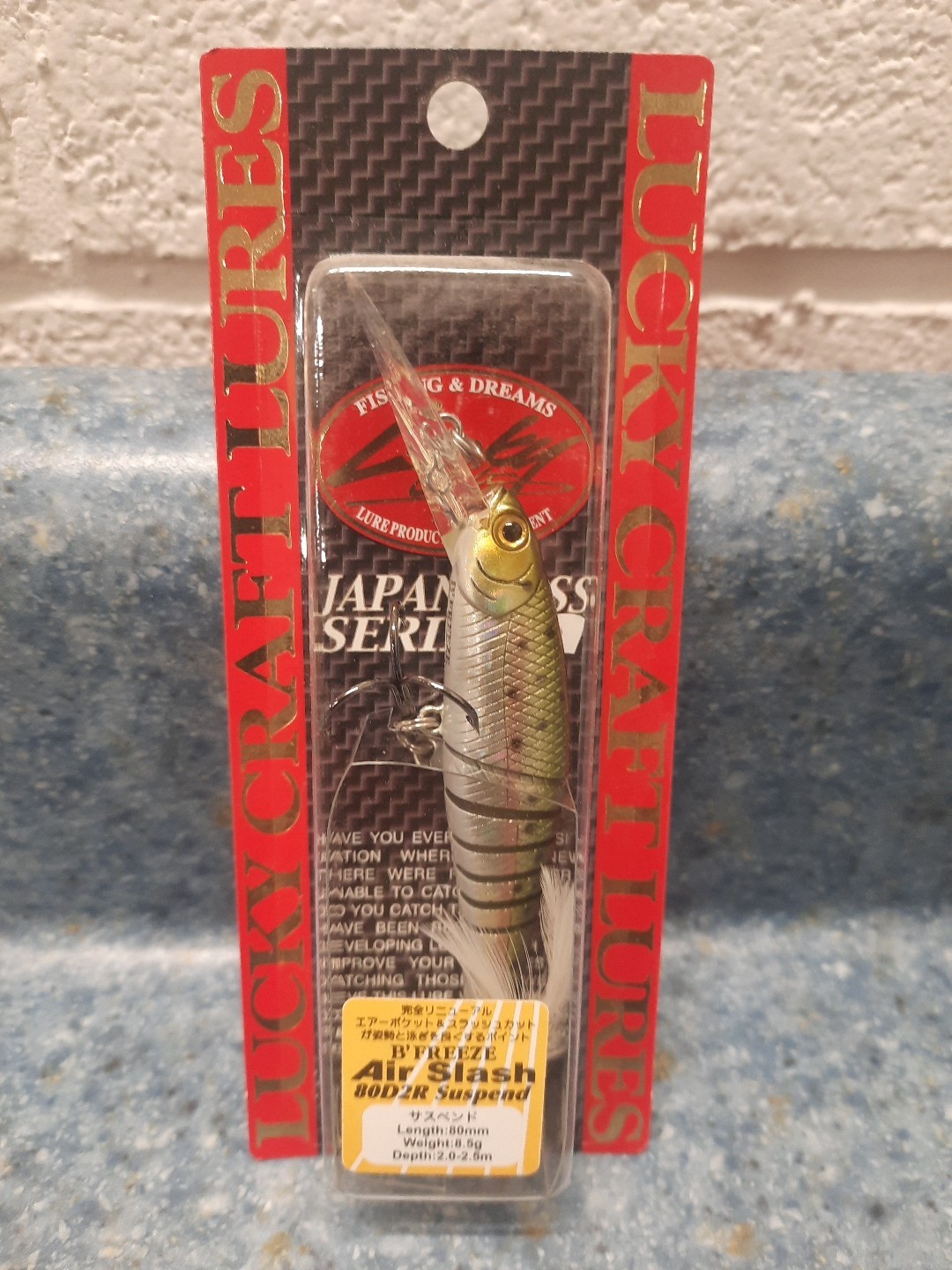 Lucky Craft Air Slash 80 D2R / Live Pointer Suspending Jerkbait 80mm 8.5g 