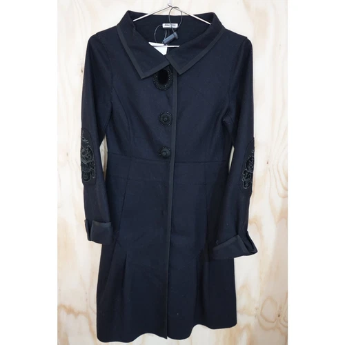 Trench vintage Miu Miu pavone lana