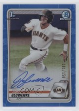 2020 Bowman Draft Chrome Picks Blue Refractor 81/150 Jimmy Glowenke Auto 0wq