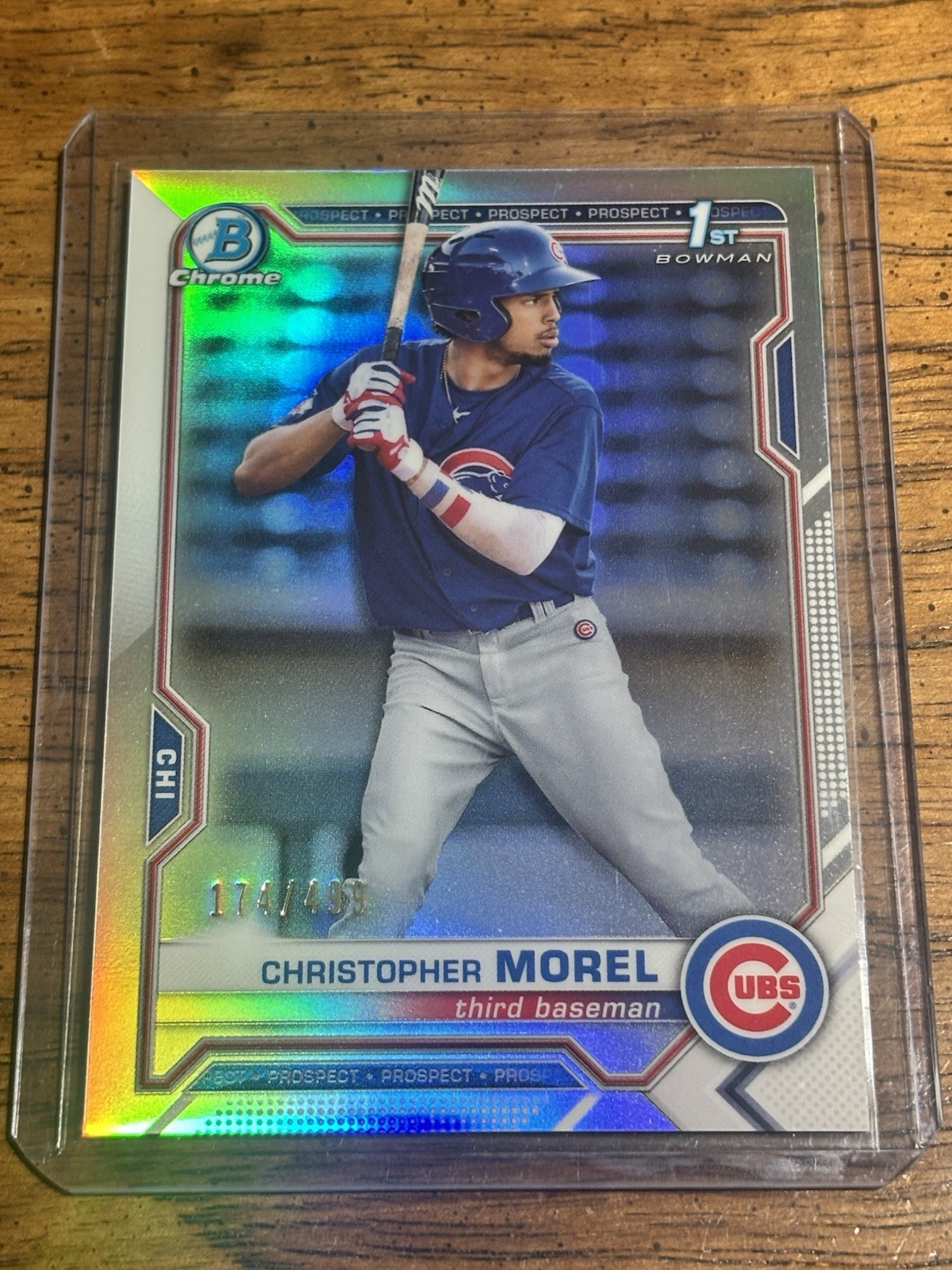 2021 Bowman Chrome Prospects Refractor /499 Christopher Morel #BCP-131 Rookie