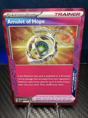 Amulet of Hope 162/191 Ace Spec Sv08 Surging Sparks Holo Pokemon TCG NM