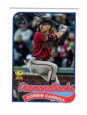 Corbin Carroll Rookie Cup 2024 Topps ’89 Retro Diamondbacks Card #89B-99