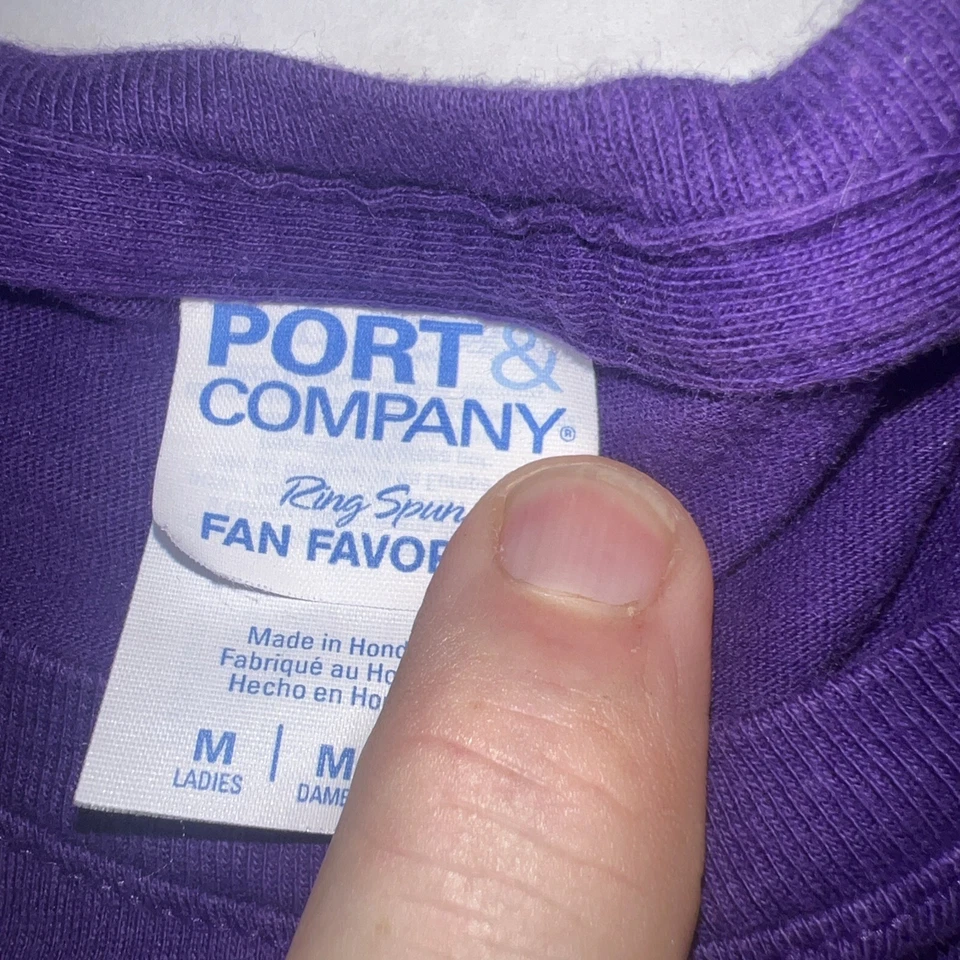 Northwestern University NWU 2023 Women’s Lacrosse Champs Womens Shirt Medium Vtg - Image 3 of 4