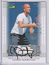 2013 Leaf Ace Authentic Signature Series Tennis James Cerretani Auto /35